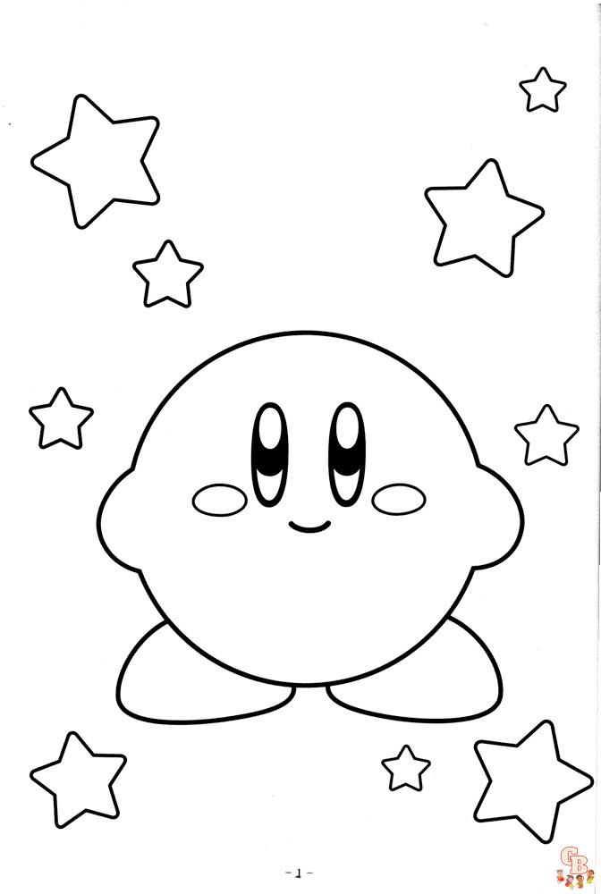 Kirby ausmalbilder