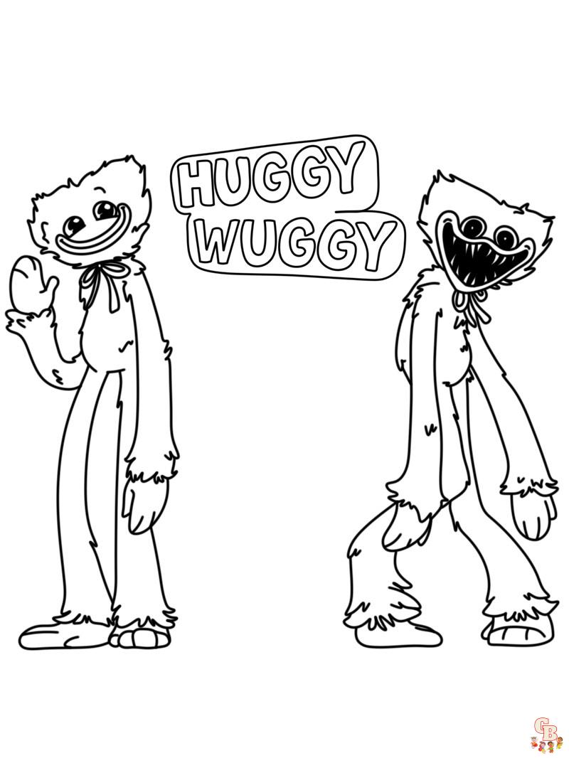 Ausmalbilder Huggy Wuggy 10