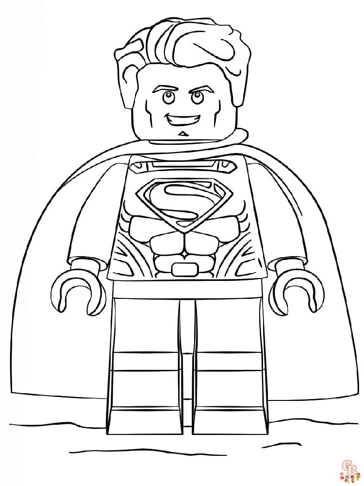 Ausmalbilder Lego Superman 2
