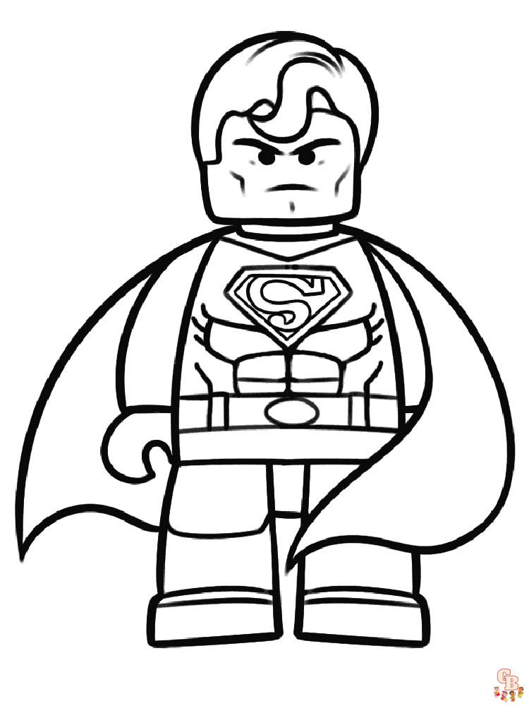 Ausmalbilder Lego Superman 5