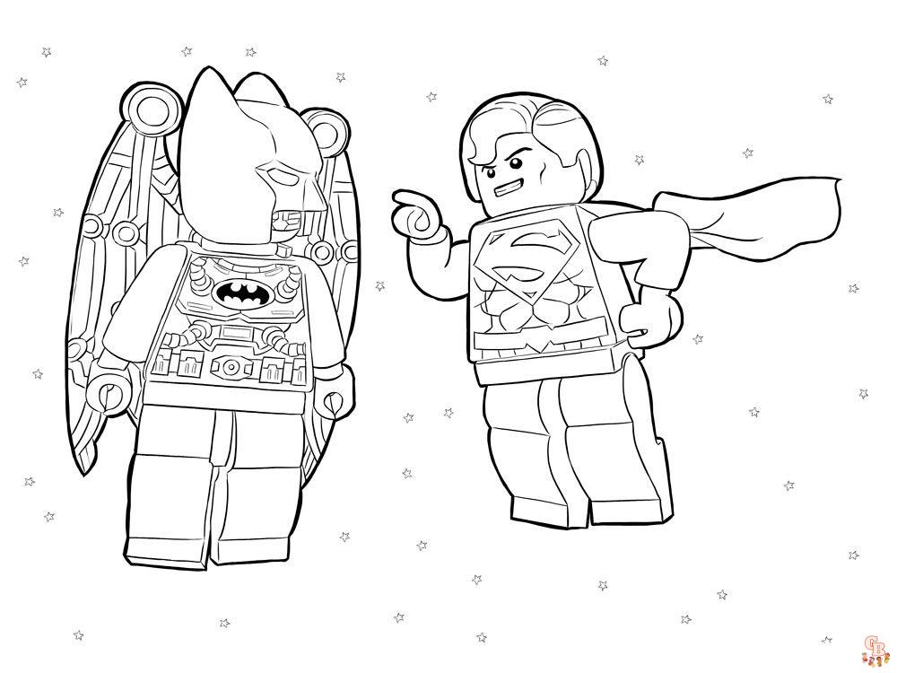 Ausmalbilder Lego Superman 8