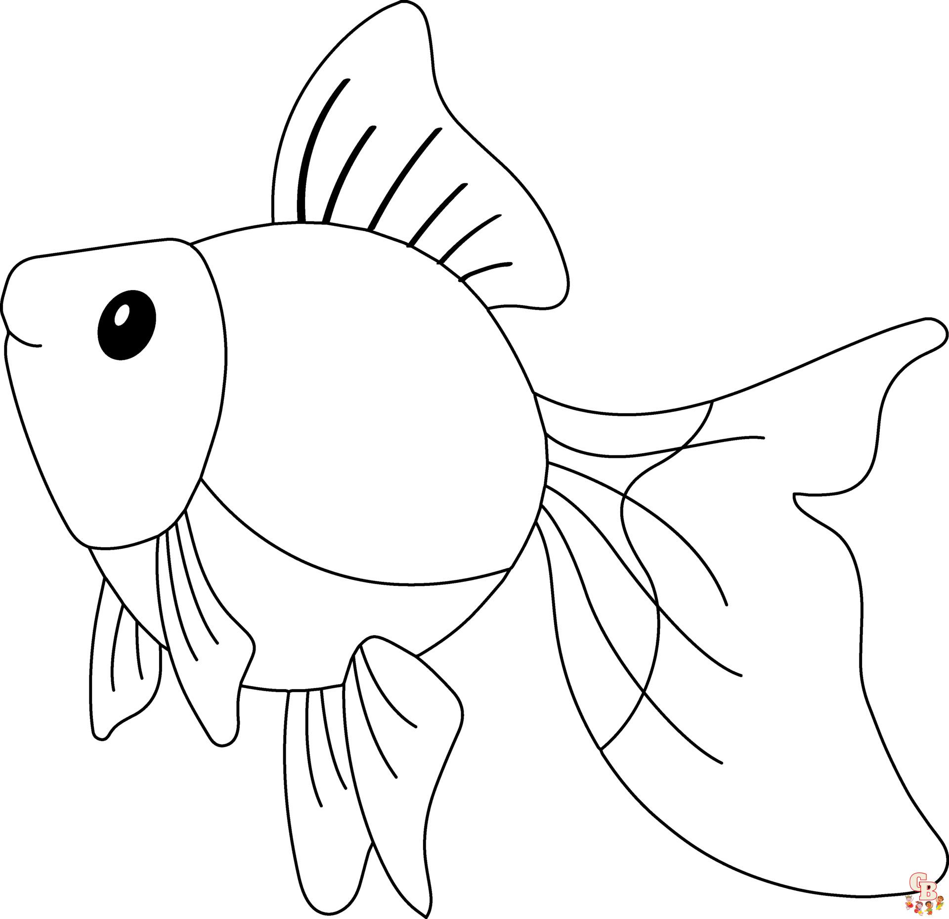 ausmalbilder kostenlosGoldfische