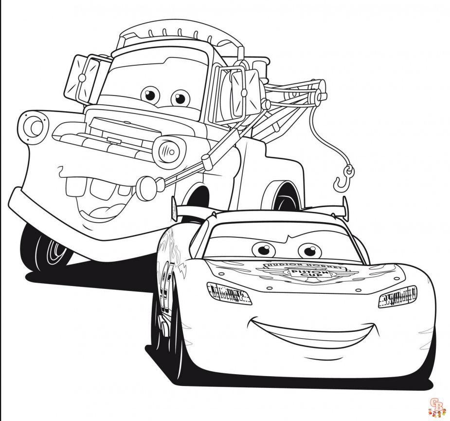 Cars ausmalbilder