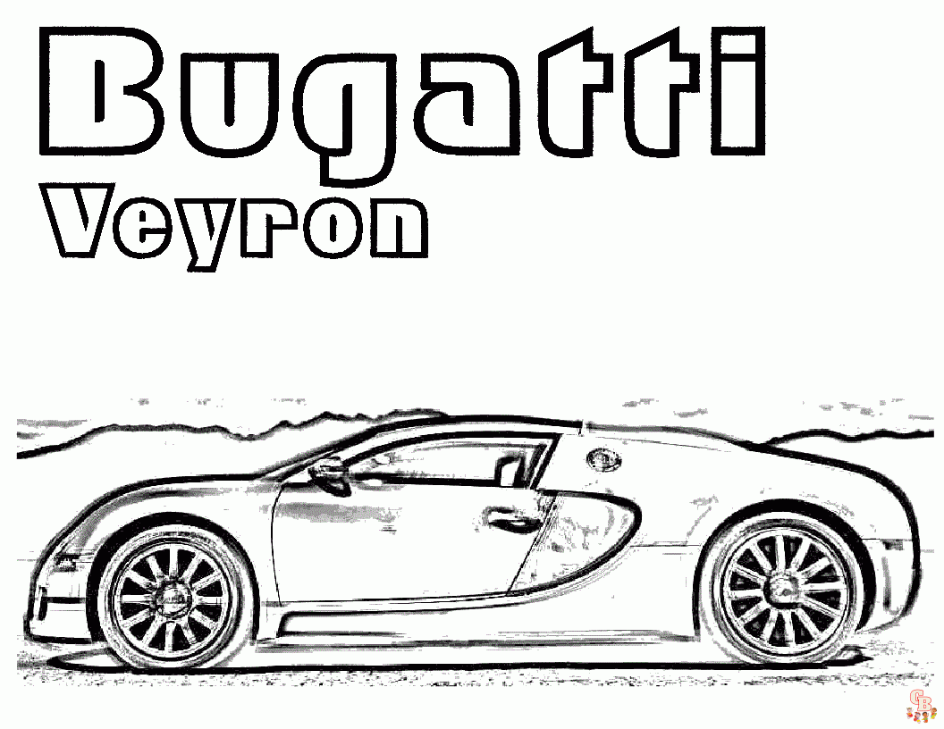 Bugatti ausmalbilder