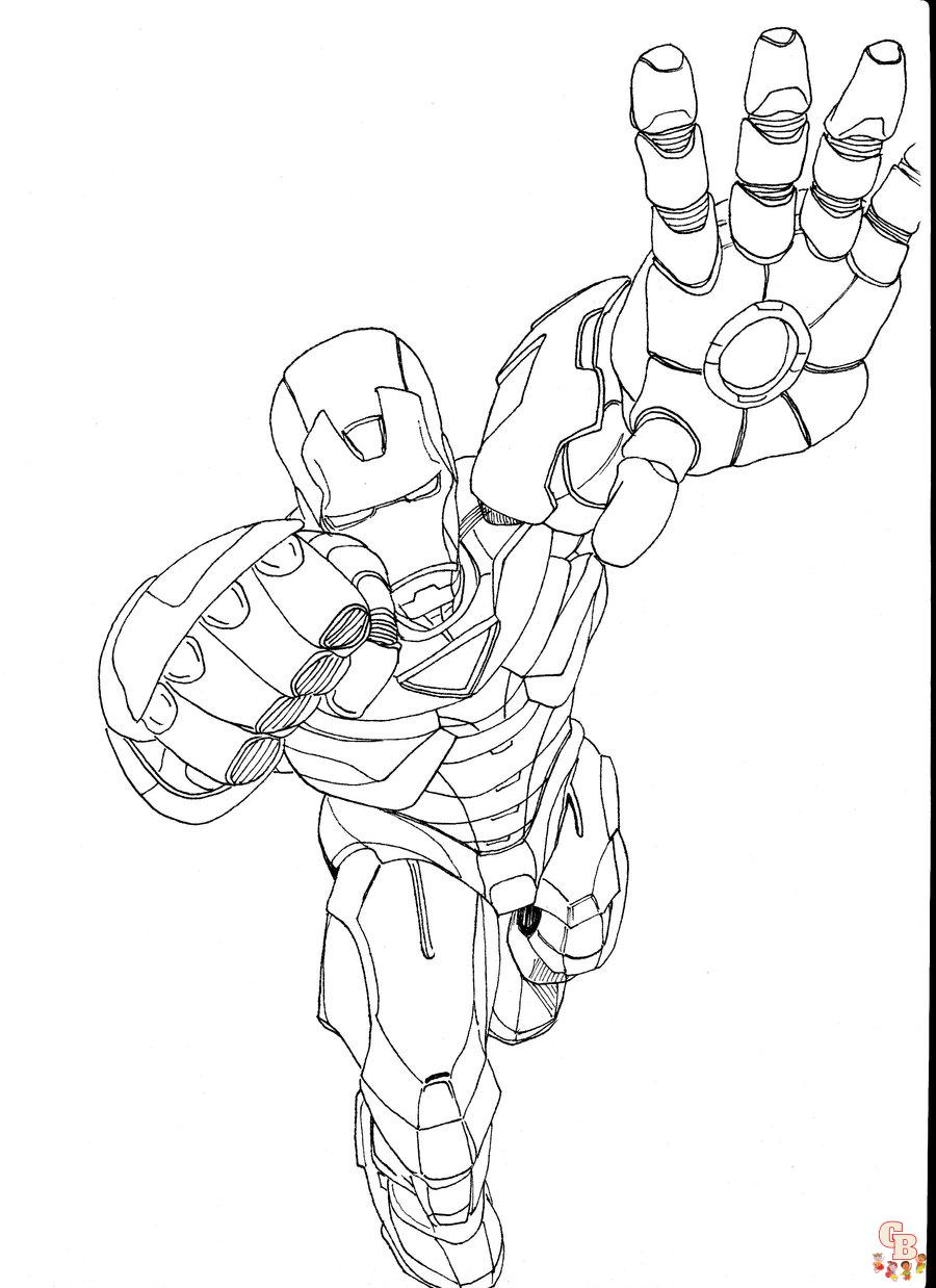 Iron Man ausmalbilder