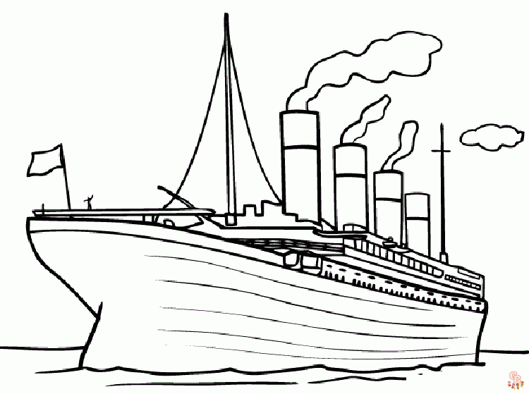 Titanic ausmalbilder