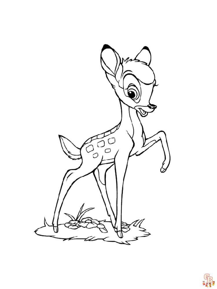 Ausmalbilder Bambi 35
