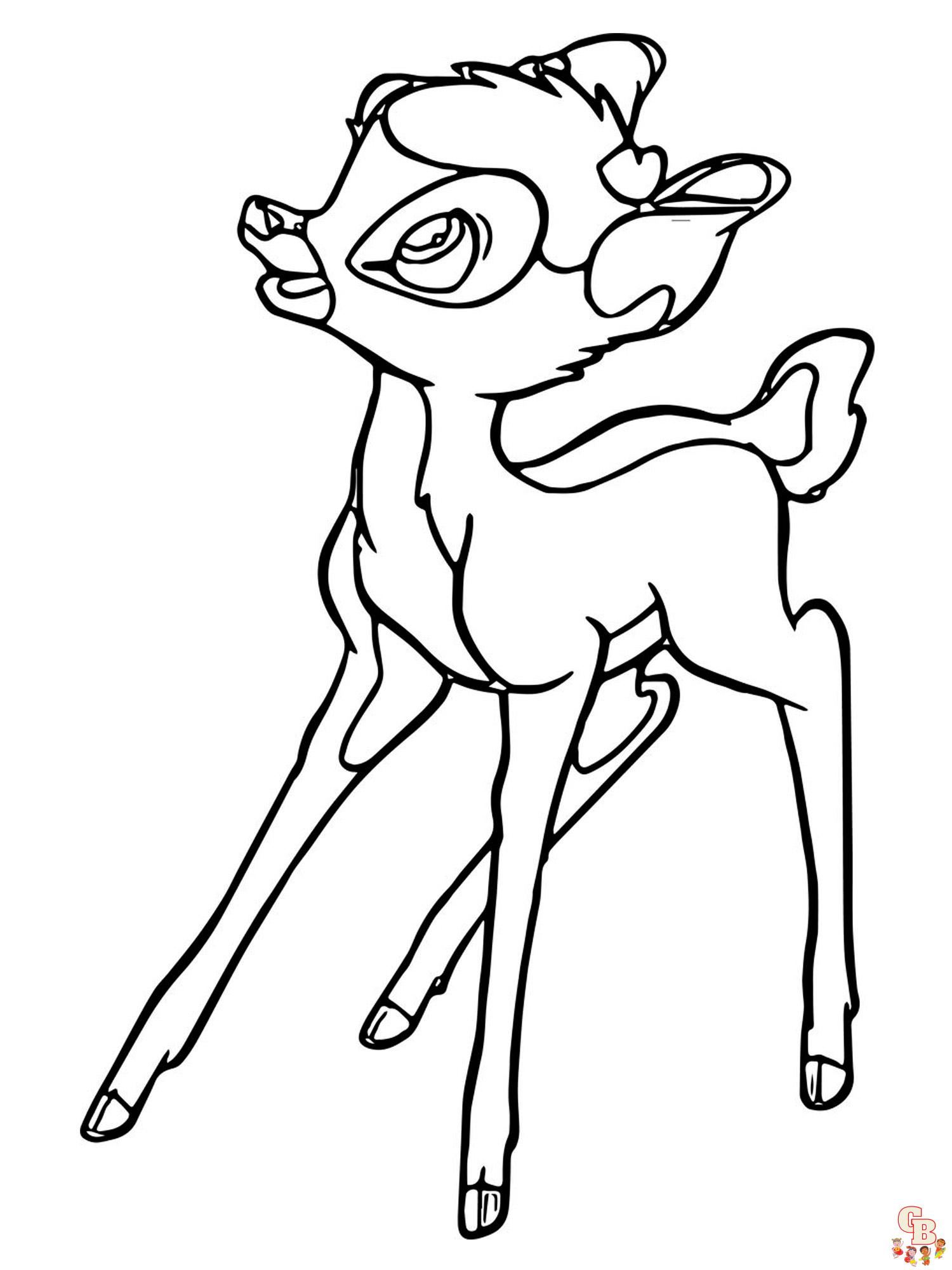 Ausmalbilder Bambi 42