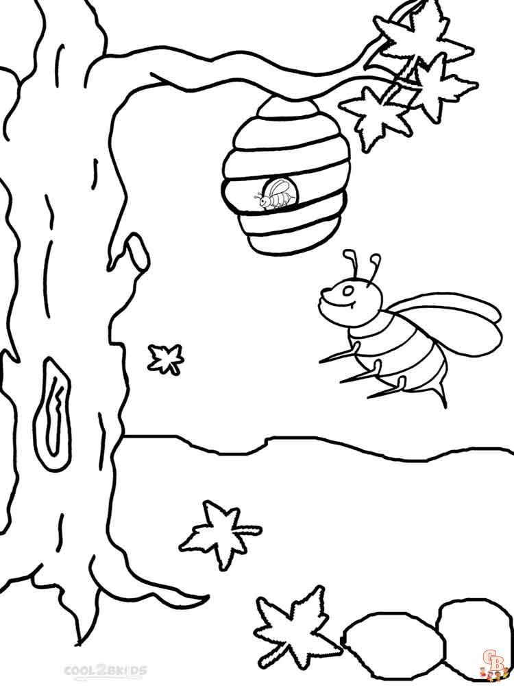 Ausmalbilder Biene 8