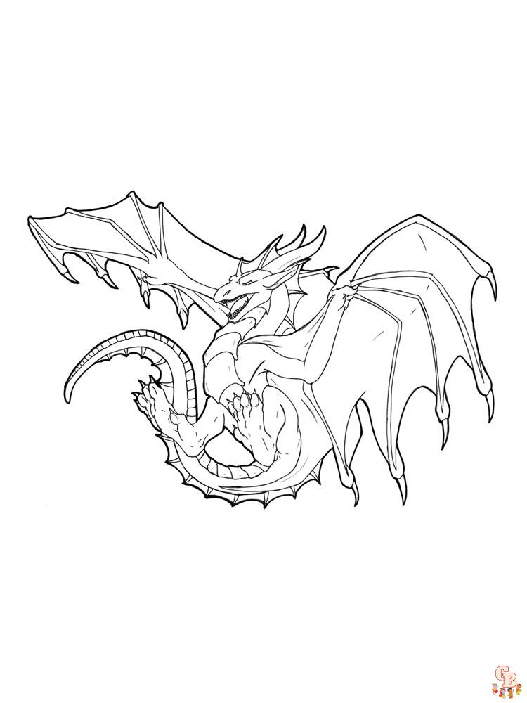 Ausmalbilder Dragons 15