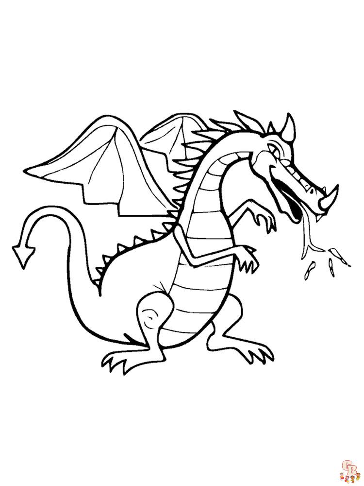 Ausmalbilder Dragons 16