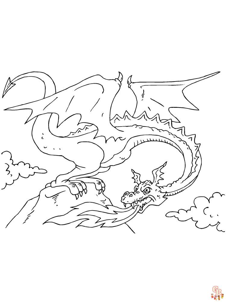 Ausmalbilder Dragons 22