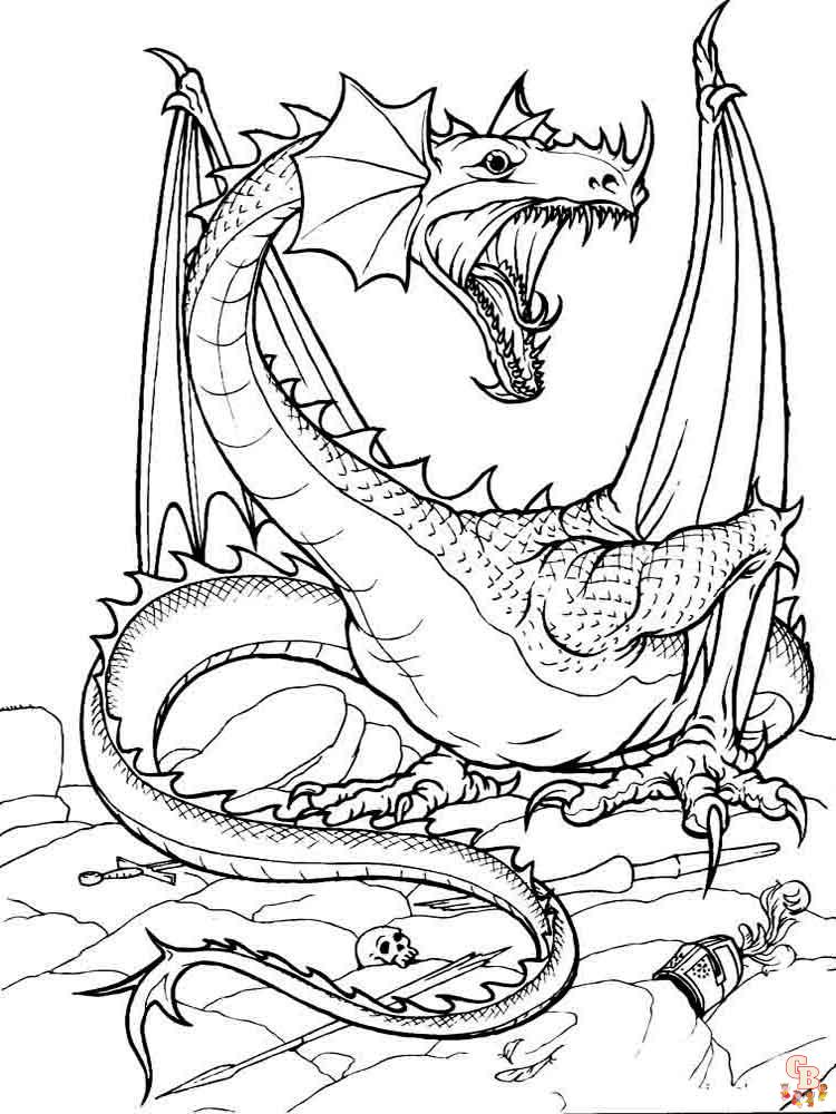 Ausmalbilder Dragons 5