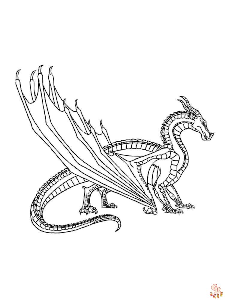 Ausmalbilder Dragons 9