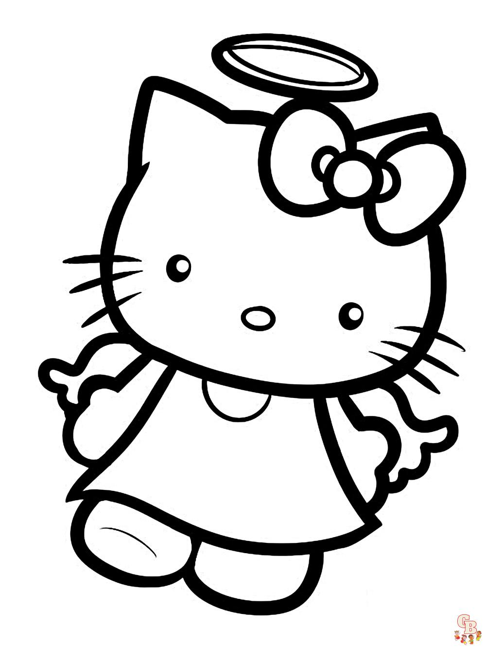 Ausmalbilder Hello Kitty 1