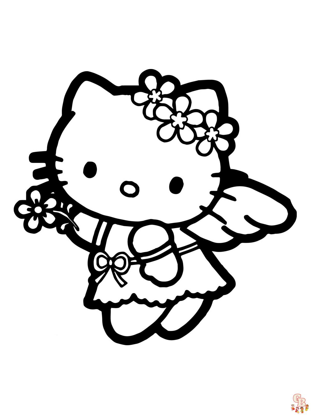Ausmalbilder Hello Kitty 11
