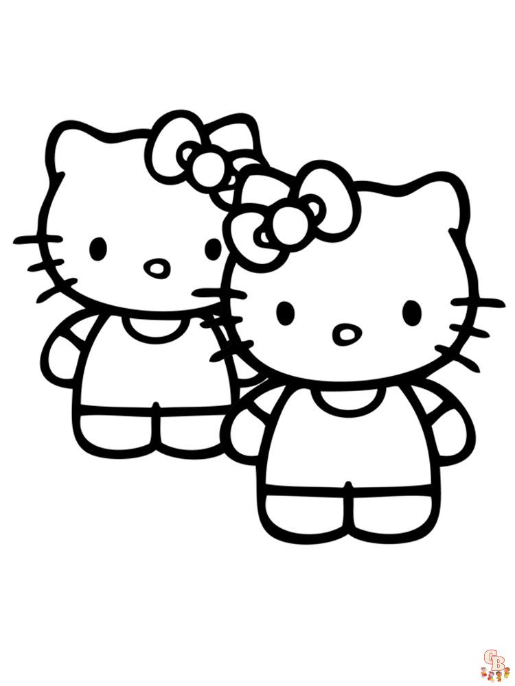 Ausmalbilder Hello Kitty 2