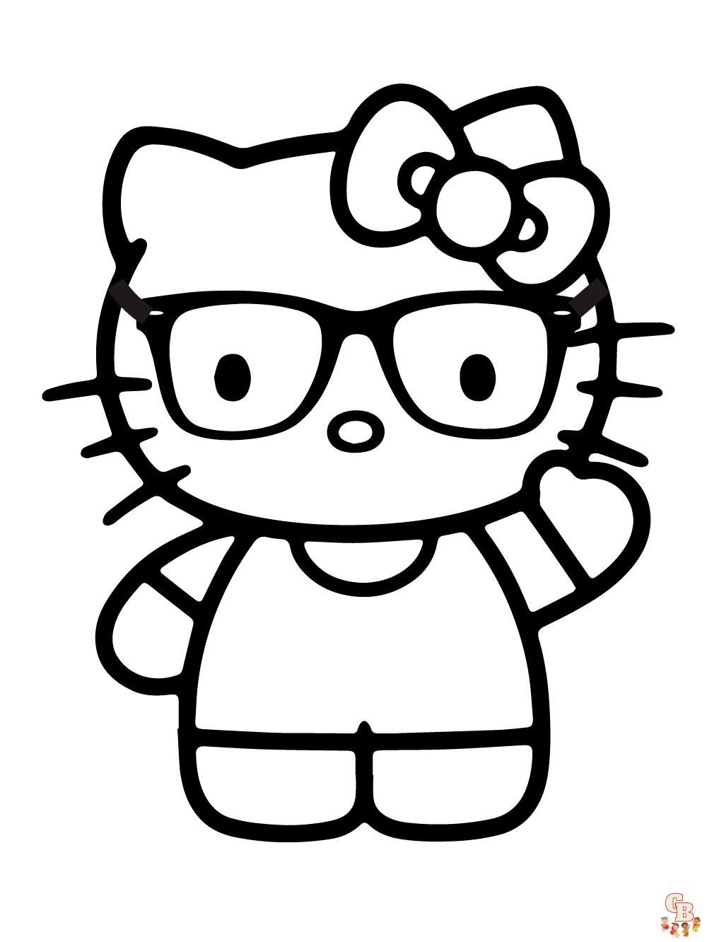 Ausmalbilder Hello Kitty 7