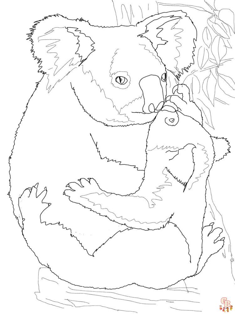 Ausmalbilder Koala 35