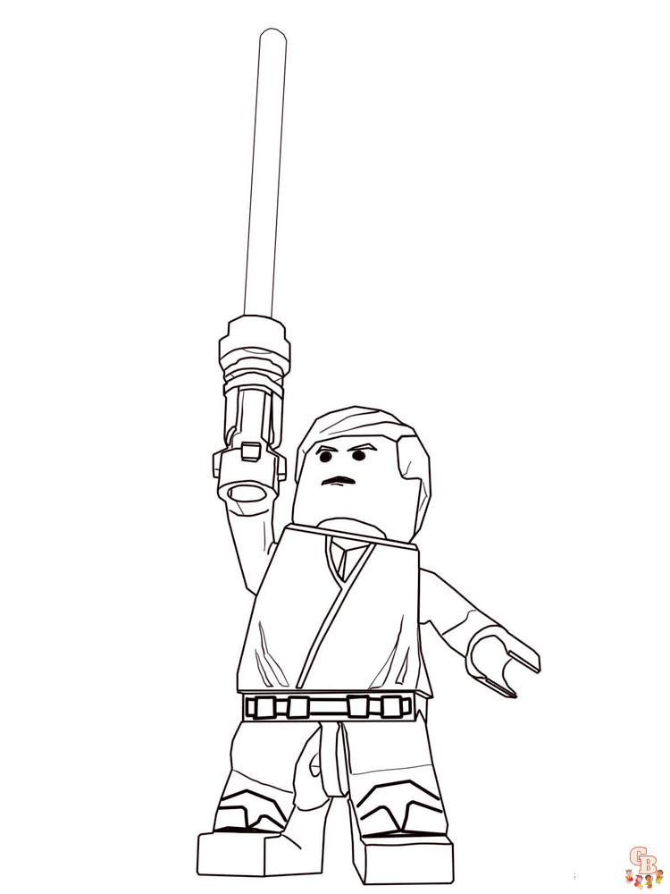 Ausmalbilder Lego Star Wars 14