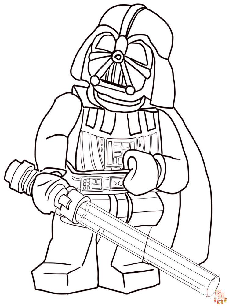 Ausmalbilder Lego Star Wars 15
