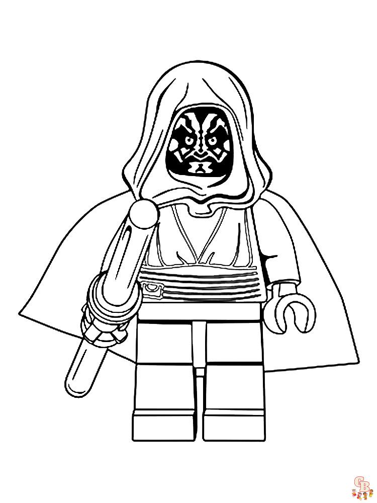 Ausmalbilder Lego Star Wars 4