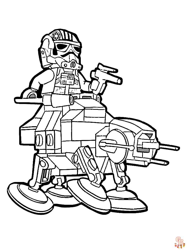 Ausmalbilder Lego Star Wars 8