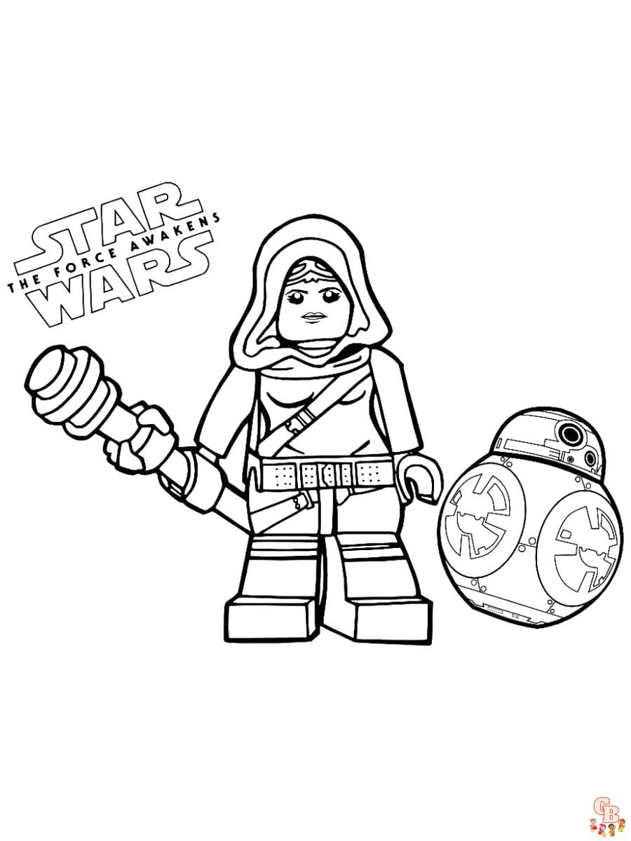 Ausmalbilder Lego Star Wars 9