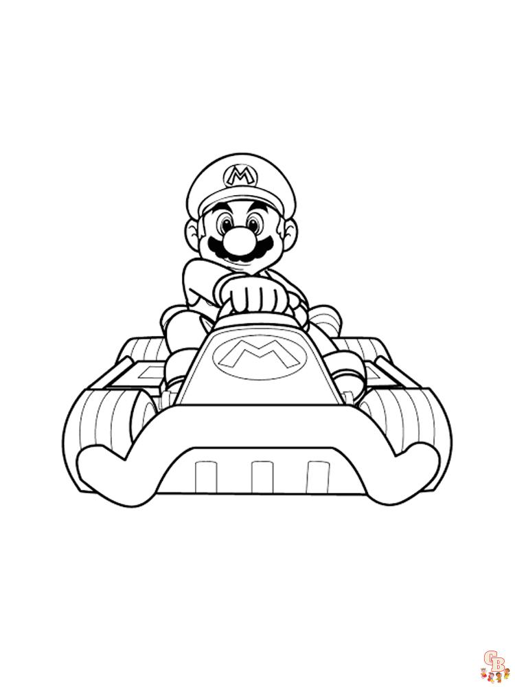 Ausmalbilder Mario Kart 3