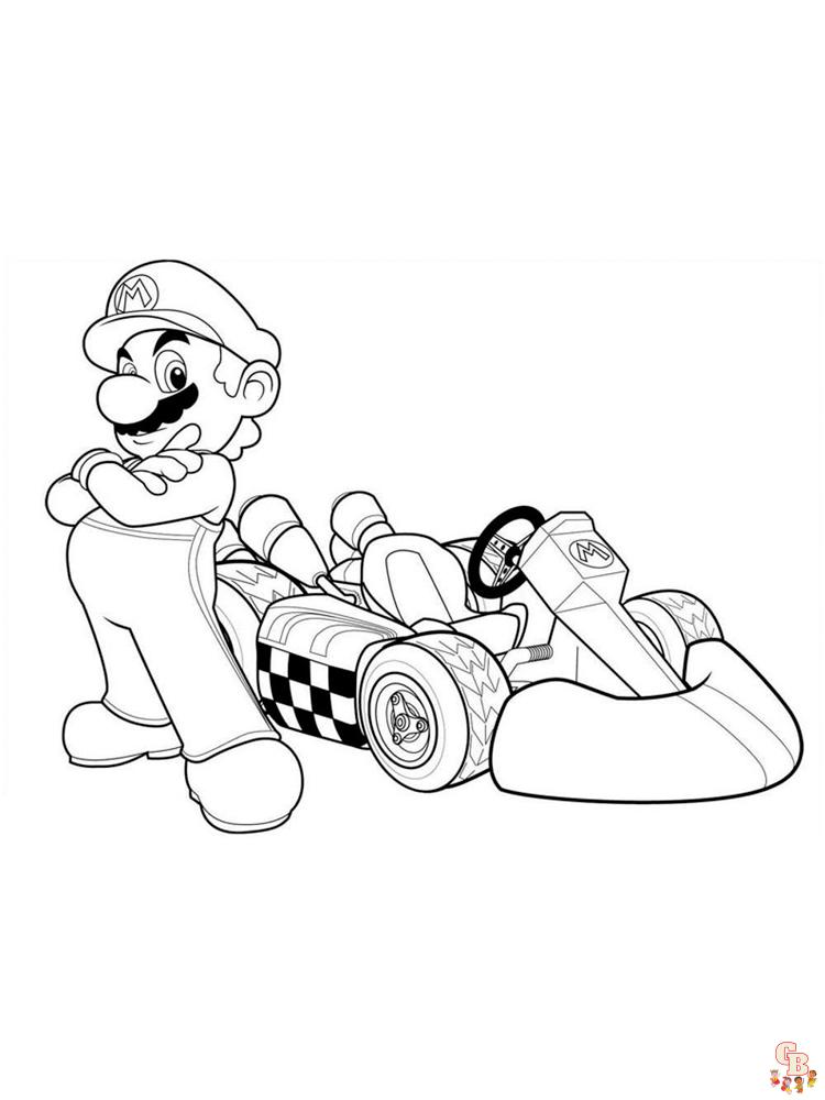 Ausmalbilder Mario Kart 5