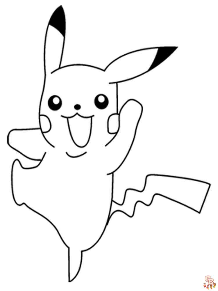 Ausmalbilder Pikachu 10