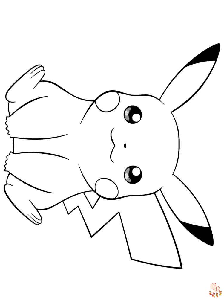 Ausmalbilder Pikachu 12