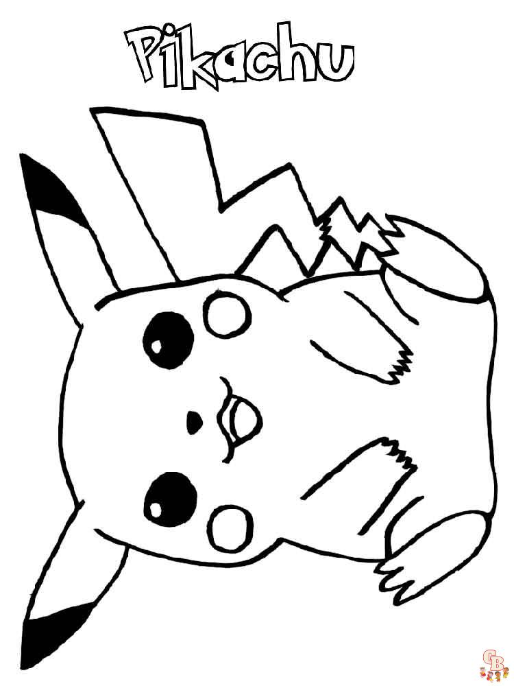 Ausmalbilder Pikachu 16