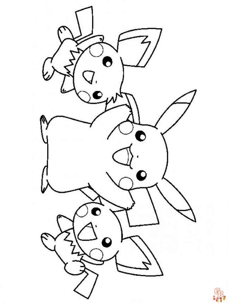 Ausmalbilder Pikachu 7