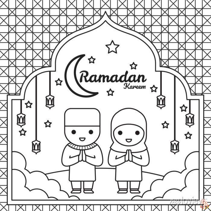 Ausmalbilder Ramadan 18