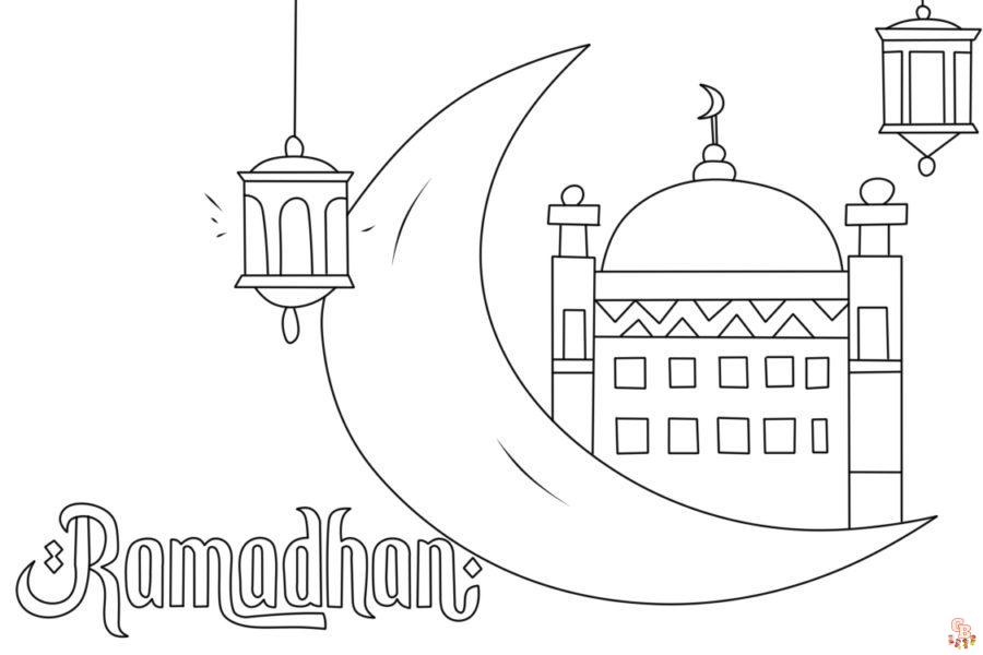 Ausmalbilder Ramadan 2