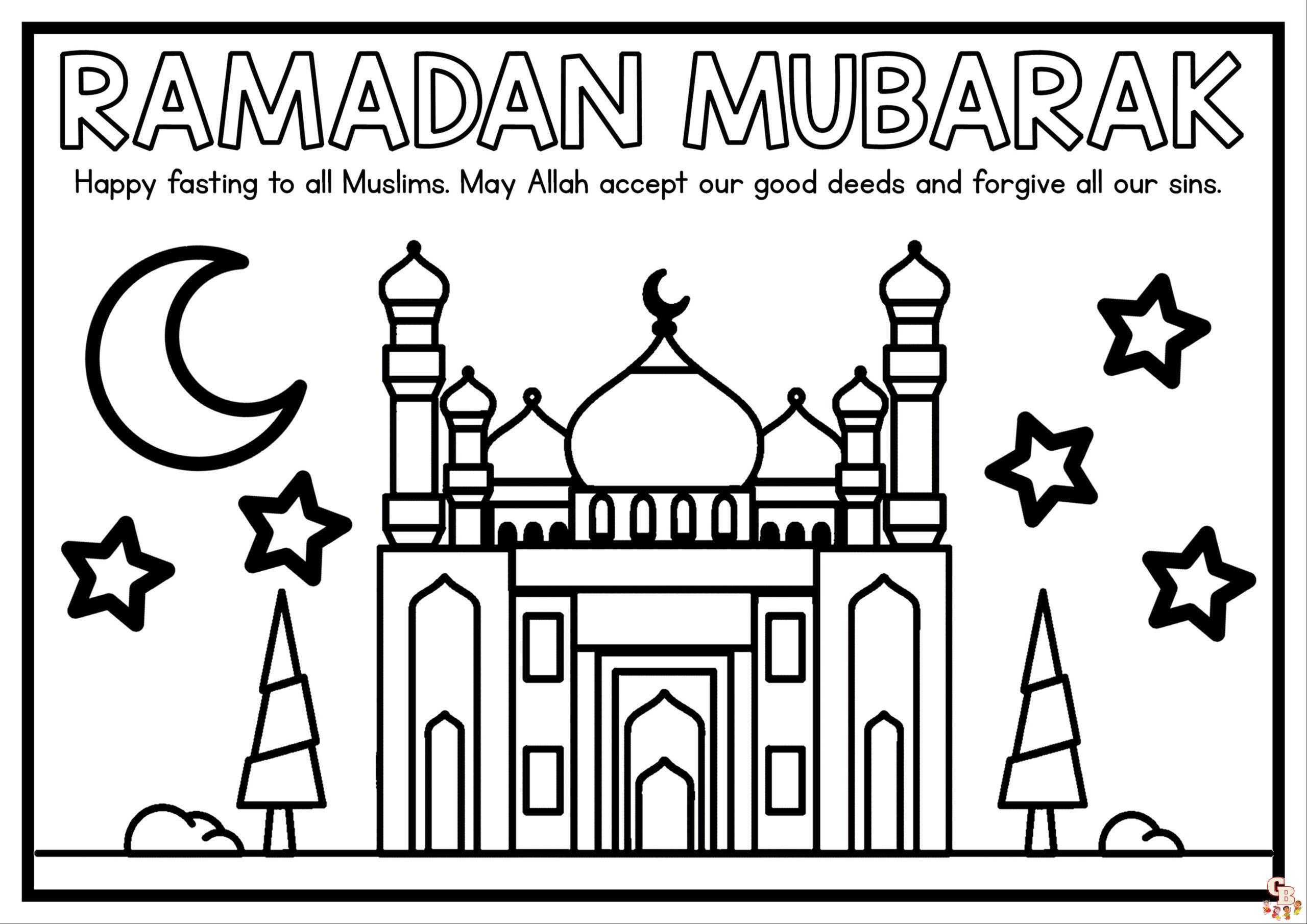 Ausmalbilder Ramadan 20