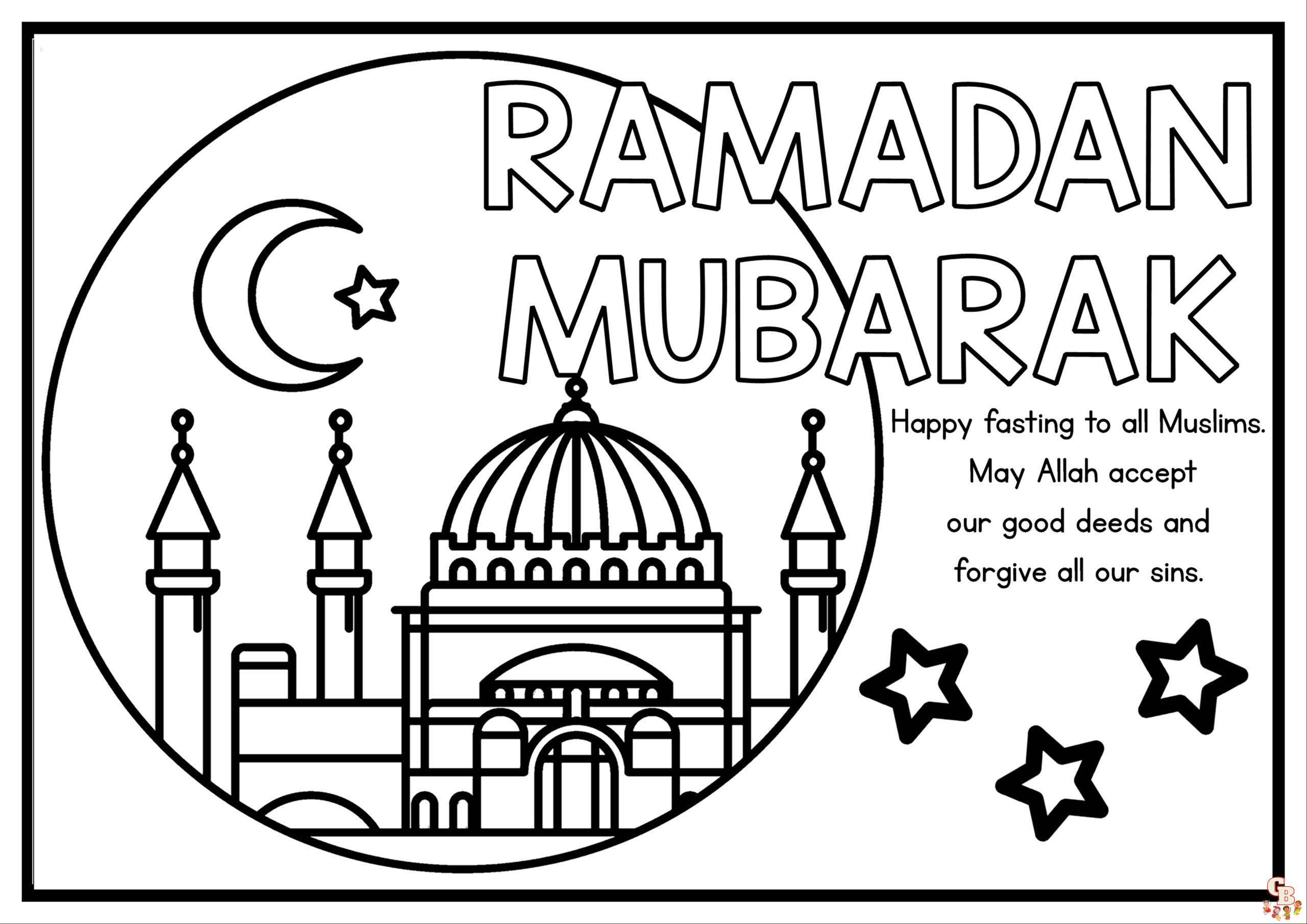 Ausmalbilder Ramadan 22