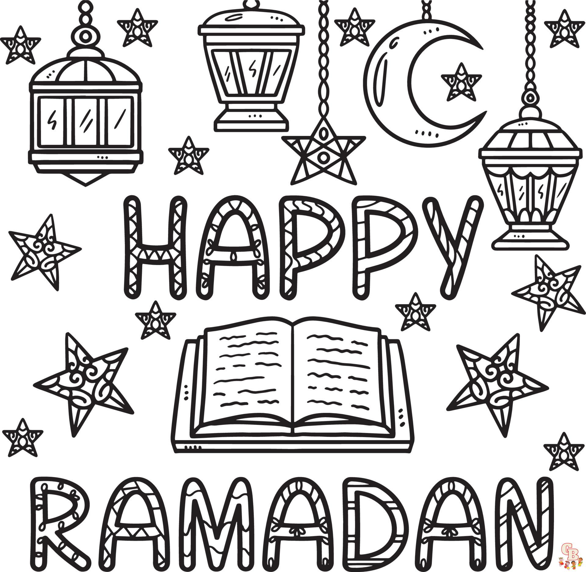 Ausmalbilder Ramadan 23