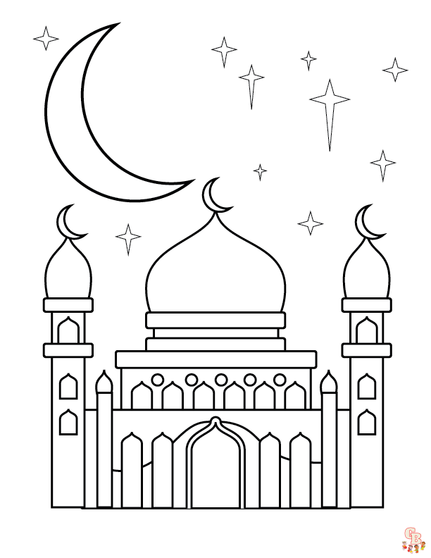 Ausmalbilder Ramadan 7