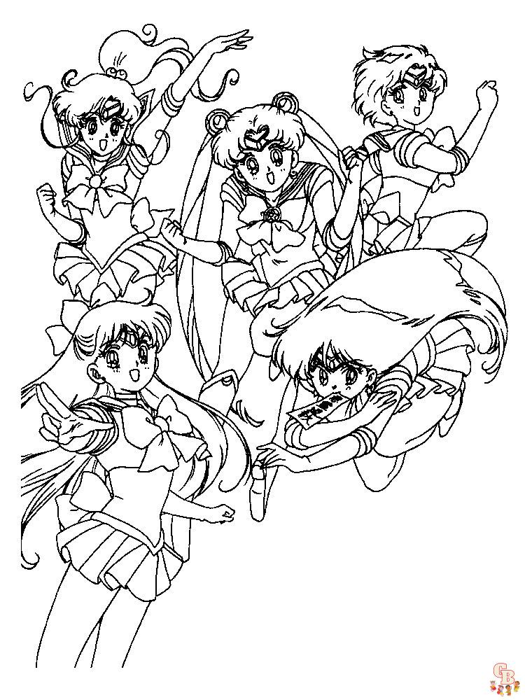 Ausmalbilder Sailor Moon 12