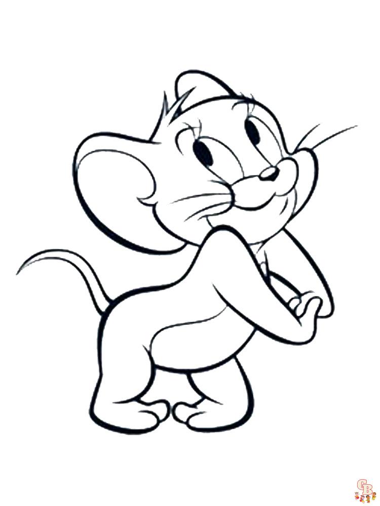 Ausmalbilder Tom und Jerry 13