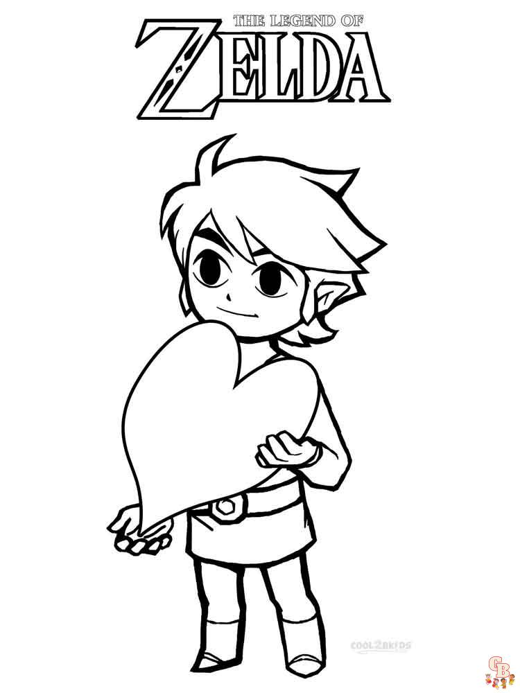 Ausmalbilder Zelda 15