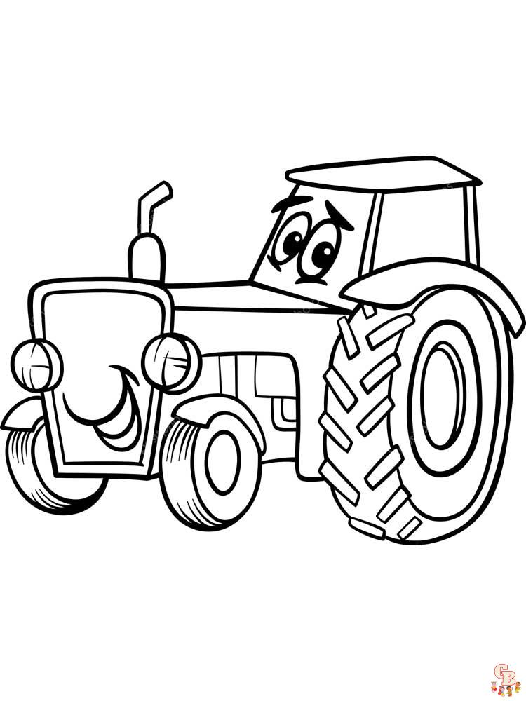 tractores para colorear 34