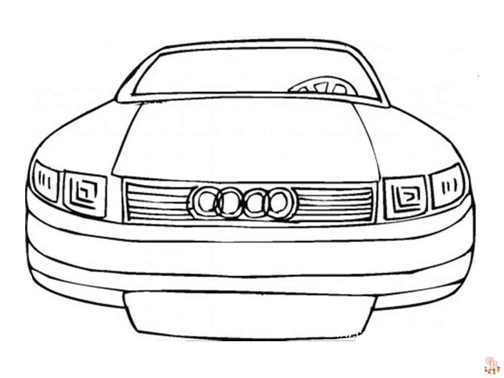 Ausmalbilder Audi 10