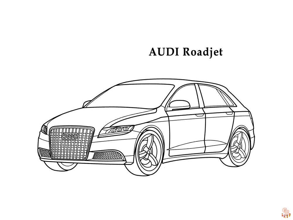 Ausmalbilder Audi 18