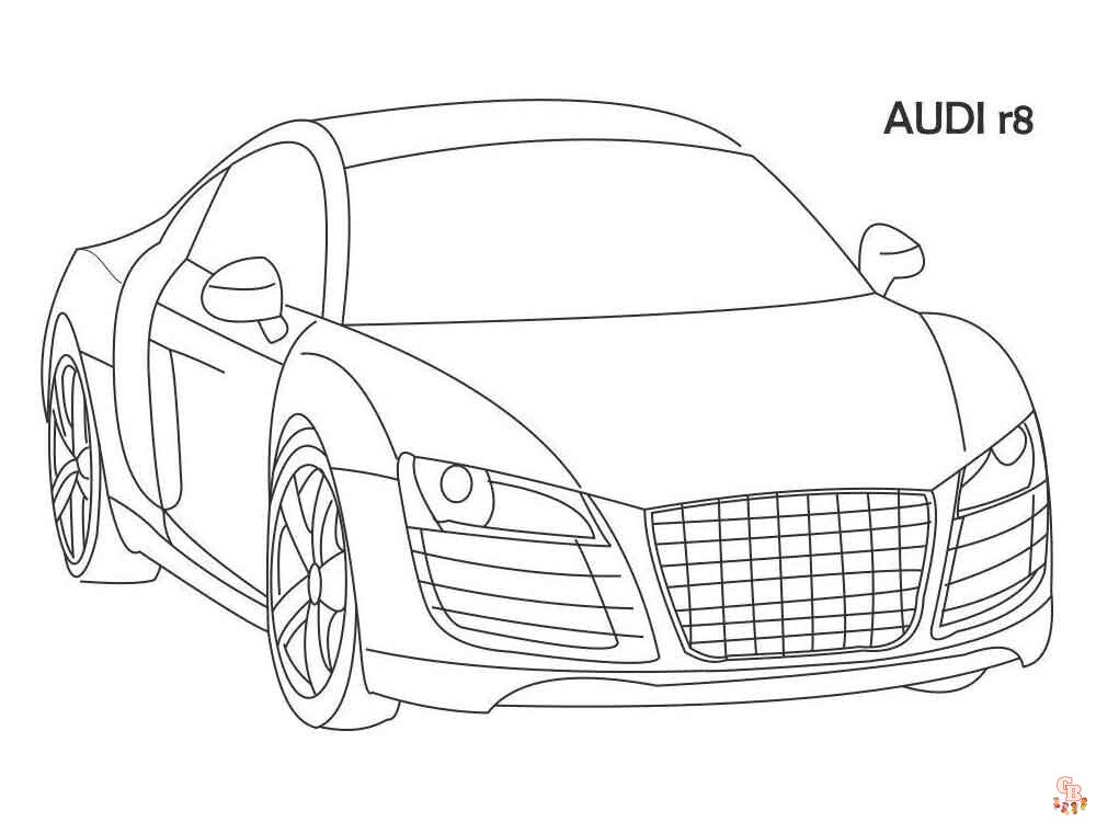 Ausmalbilder Audi 6