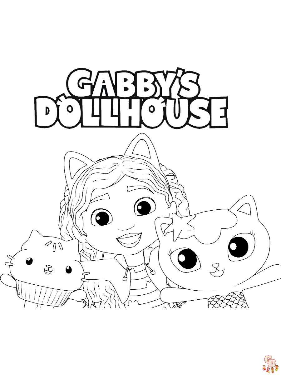 Ausmalbilder Gabbys Dollhouse 18