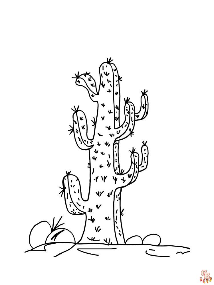 Ausmalbilder Kaktus 44