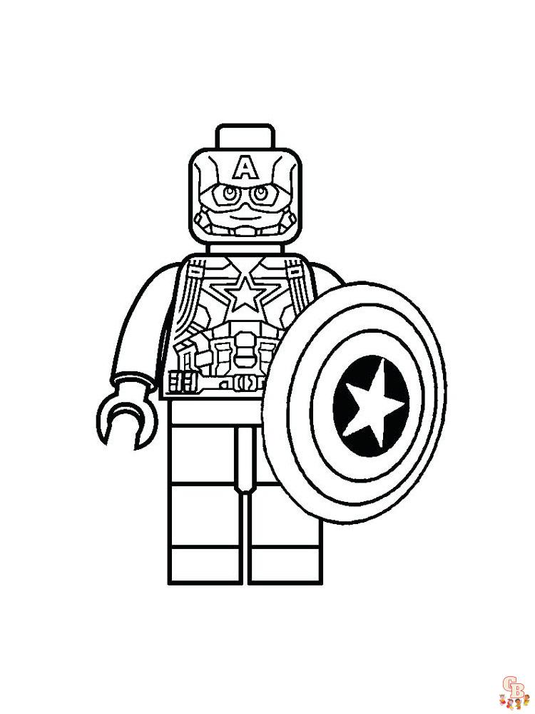 Ausmalbilder Lego Avengers 16